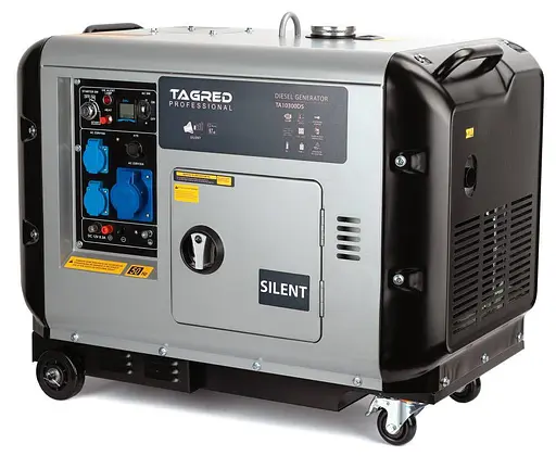 Генератор Tagred дизельний 4-тактний TA10300DS 6,5/7кВт електрозапуск - фото 1