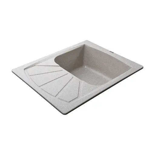 Гранитная мойка Globus Lux Tana миндаль 610x500 мм А0008, Терра - фото 2