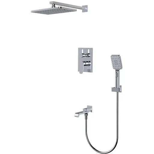 Душова система прихованого монтажу Mixxus Premium Dali 009 Inner BOX MI6749, Хром - фото 1