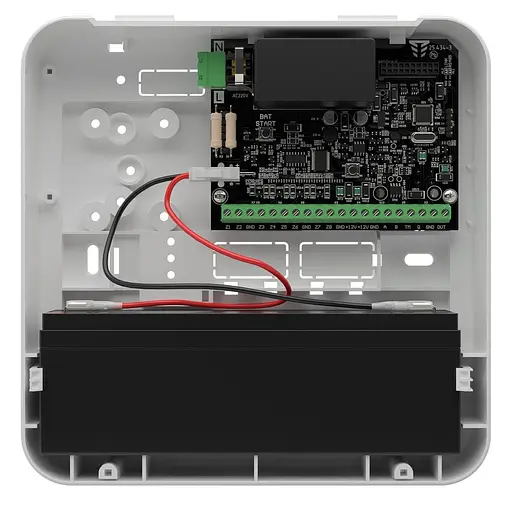 Виносний модуль розширення на 8 зон сигналізації та 2 виходи Tiras M-ZР sBox з вбудованим блоком живлення (21-00017) - фото 2