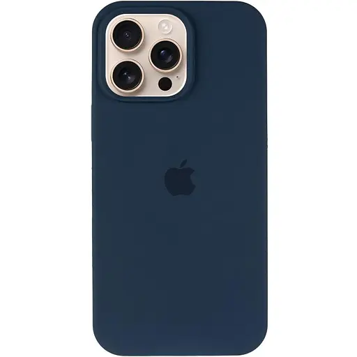 Чохол Epik Silicone Case Full Protective AA для Apple iPhone 15 Pro 6.1 Синій/Deep navy - фото 2