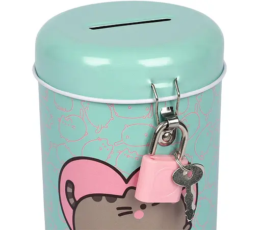Скарбничка кругла Yes Pusheen 13х7,6 см металева (708579) - фото 3