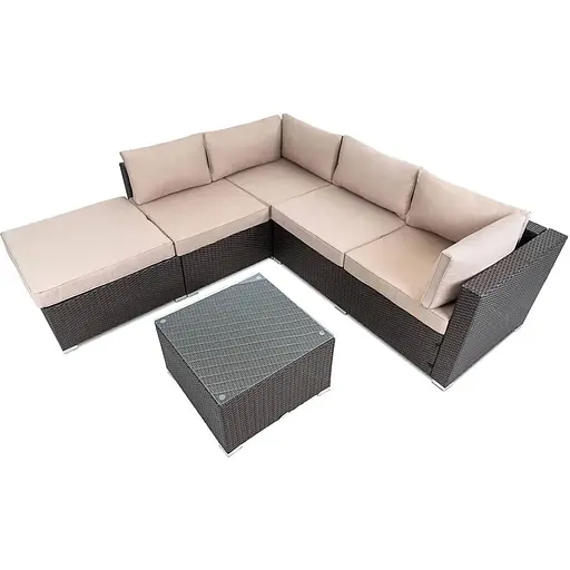 Набор садовой мебели Di Volio Imperia Коричневый/Бежевый - фото 4