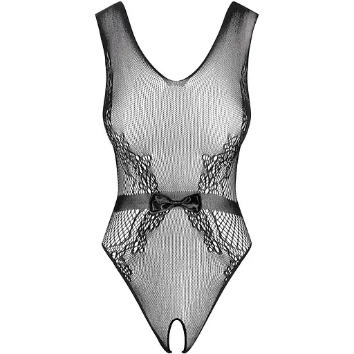 Сітчастий бодістокінг з доступом Obsessive B115 teddy S/M/L