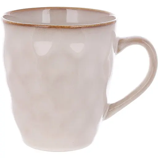 Кружка керамическая BonaDi Casual 440 мл бежевая (344-220)
