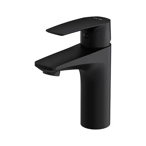 Змішувач для умивальника Am.Pm Gem black F90E02122 Чорний матовий - фото 1