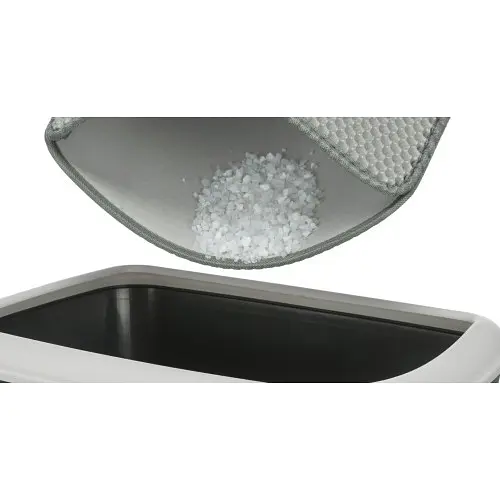 Коврик Trixie под кошачий туалет двухслойный 40 х 55 серый - фото 3