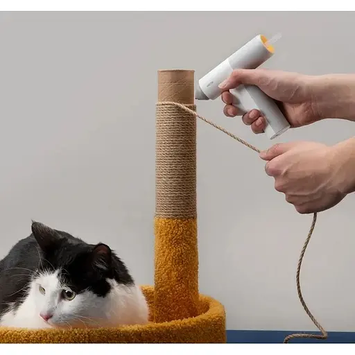 Клейовий пістолет Hoto Lithium Battery Glue Gun White QWRJQ001 (73683) - фото 3