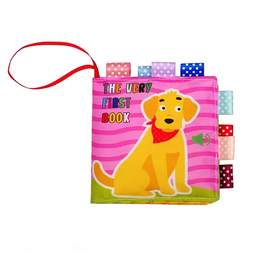 Развивающая мягкая книга "Песик Гав-Гав " 823451, 8 рисунков