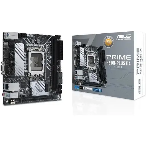 Материнская плата Asus Prime H610I-Plus D4-CSM Socket 1700 - фото 2
