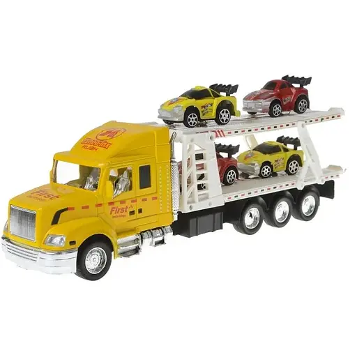 Игрушечный грузовик с платформой для машинок IM75D