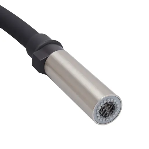 Змішувач для кухні Koer KI-70022-02 із силіконовим виливом black KR4799 Нержавіюча сталь - фото 3