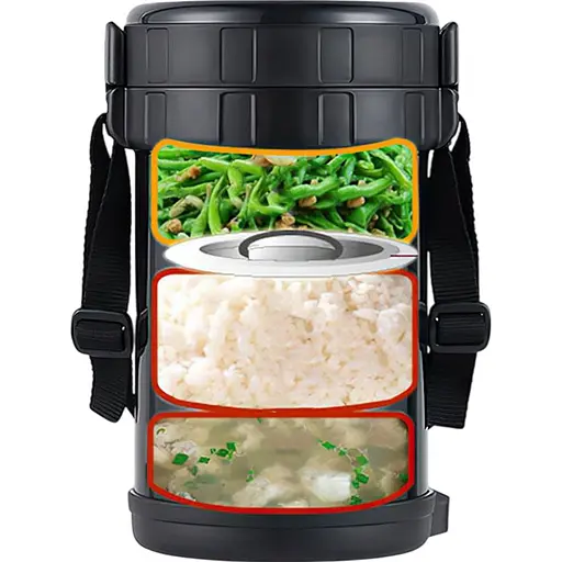 Набор для ланча Zojirushi SL-XE20AD 1.47 л Black (1678.04.60) [150462] - фото 9