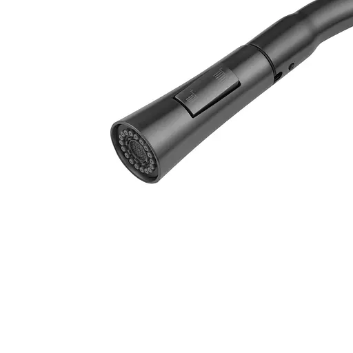 Змішувач для кухні з висувним виливом Kroner KRP Graz - GRP030-T Графит - фото 6