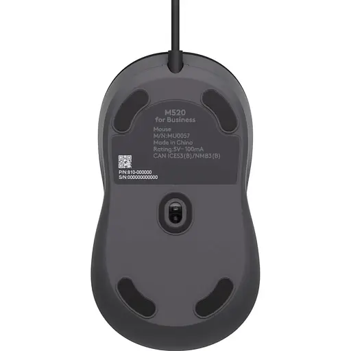 Миша Logitech Signature M520 Graphite (910-007511) [139429] - фото 5