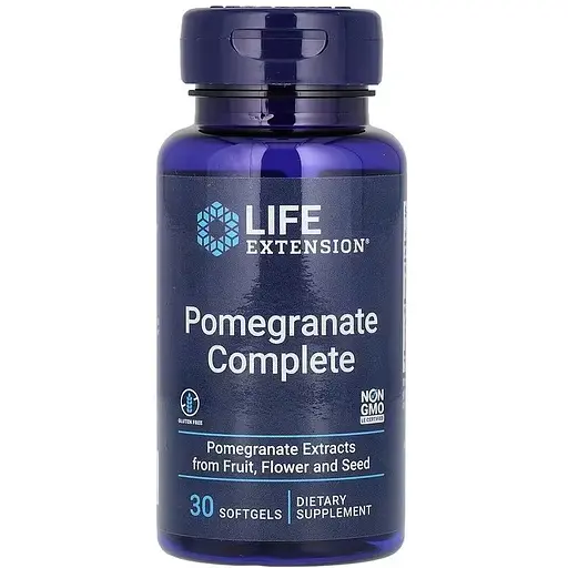 Гранатовый комплекс Life Extension Pomegranate Complete 30 гелевых капсул