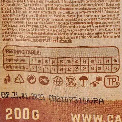 Ласощі для собак Carnilove Dog Crunchy Snack дикий кабан та шипшина 200 г - фото 4