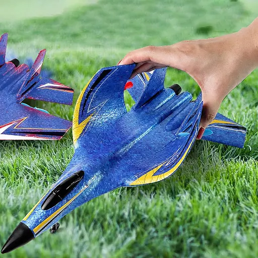 Літак на радіокеруванні SCHE HW33 New Foam Blue - фото 3