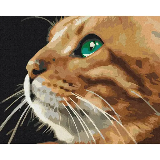 Картина по номерам на подрамнике Brushme Взгляд рыжули - фото 1