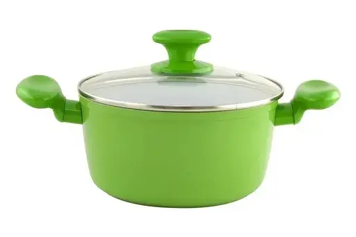 Набор посуды Lora NA11KIT 7 предметов зеленый - фото 4