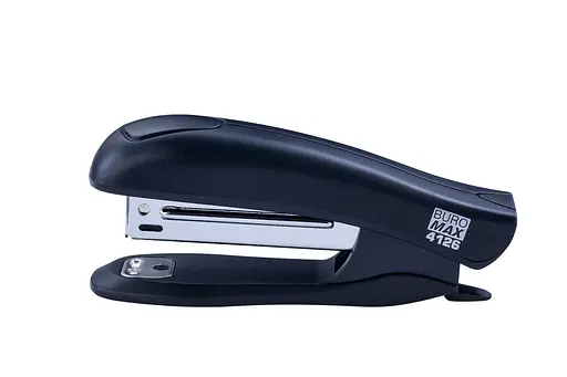 Степлер пластиковый, до 10 листов, скобы №10, черный