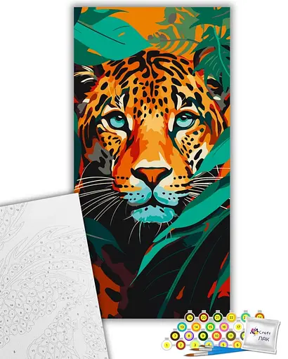 Набір для розпису ArtCraft Хижий погляд 40 x 80 см (11554-AC) - фото 2