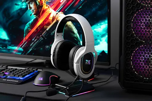 Игровая гарнитура HG330, 7.1, USB-A, RGB, 2 м, белый 2E Gaming teh0013105 - фото 6