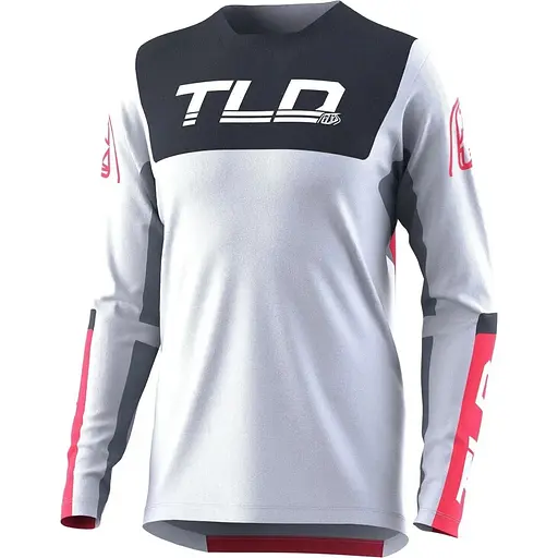 Велоджерси Troy Lee Designs Sprint Jersey Fractura S White/Red (1106-323331012)