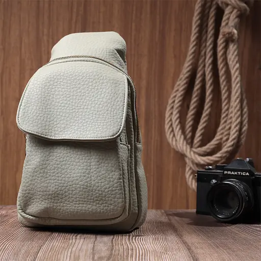 Женская сумка Vintage с одним плечевым ремнем из крупнозернистой экокожи 17х29х9 см sum0026944 - фото 9