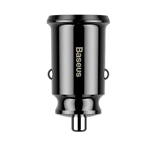 Автомобильное зарядное устройство для Baseus Grain Car Charger Black CCALL-ML01 - фото 1