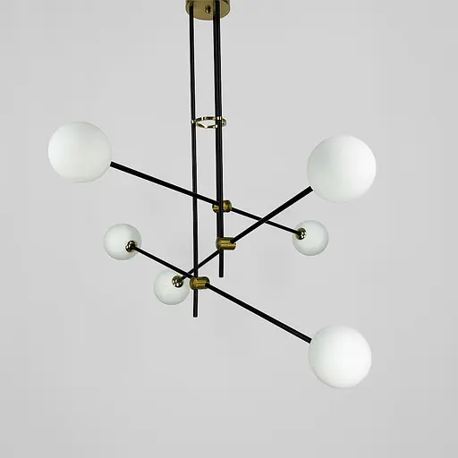 Люстра Jacklyn на 6 плафонів з регулюючим механізмом Line.F Y 8818/6 - фото 9