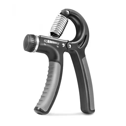Еспандер кістьовий 4Fizjo пружинний з регульованим навантаженням 10-40 кг Black/Grey 4FJ0159 (P-5907739311245) - фото 2