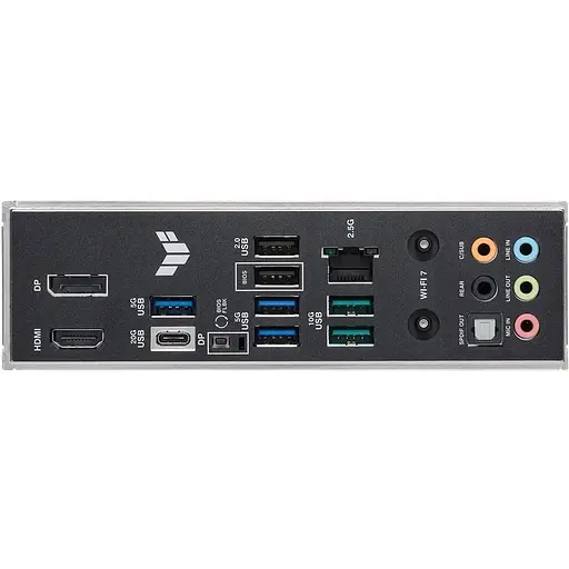 Материнская плата Asus TUF Gaming LGA1851, B860-PLUS WIFI, B860, 4xDDR5, 1xPCI-E 5.0 x16, 1xPCI-E 4.0 x16, 1xPCI-E 4.0 x1, 4xSATA3, 3xM.2, Realtek 7.1, Realtek 2.5Gb, WiFi 7, Bluetooth 5.4, HDMI/DP/Type-C, ATX - фото 6