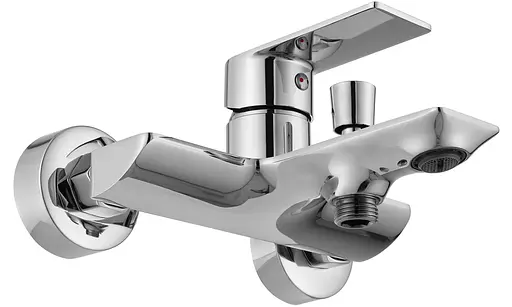 Смеситель для ванны Rea Urban настенный хром REA-B9906 Хром - фото 4