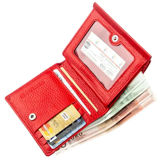 Кожаный женский кошелек ST Leather 10х10.5 см acs0015032 - фото 4