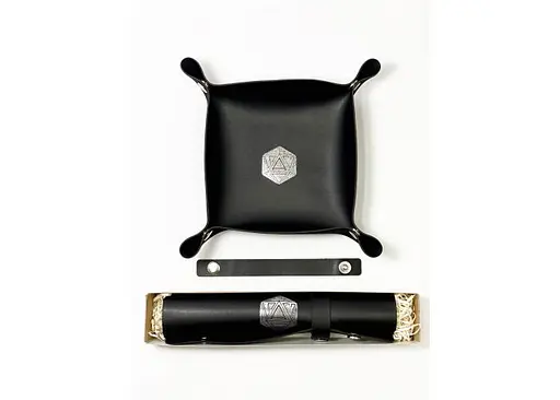 Настольная игра Планета Ігор Лоток для кубиков D20 (черный) (Dice tray D20 black) (pi-dt007) - фото 3