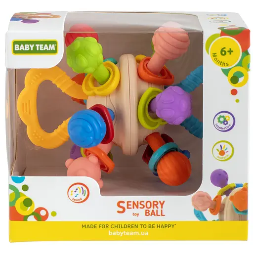 Уцінка. Іграшка Baby Team Сенсорний м'ячик (8451) - фото 3