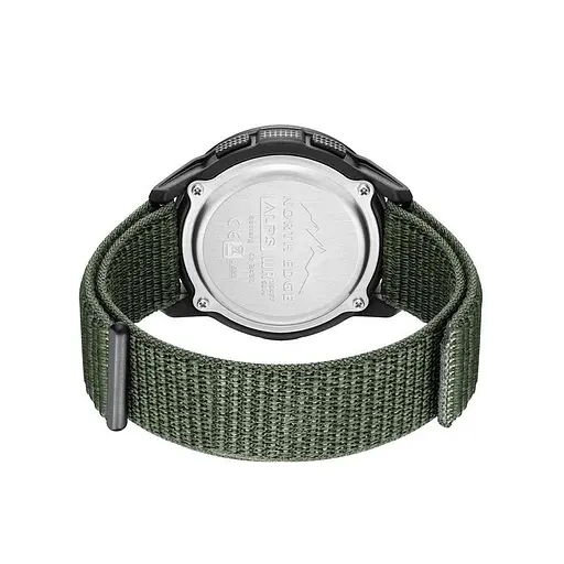 Тактические военные часы North Edge Alps Carbon Fibre+ мужские зеленые - фото 3