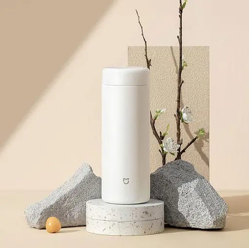 Термос Xiaomi MiJia Vacuum Cup 350 мл (MJKDB01PL) White - фото 2