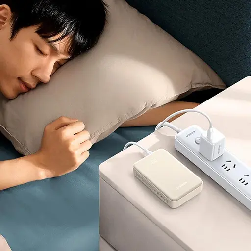 Повербанк Ugreen PB508, 22.5W бежевий 20000 mAh - фото 5