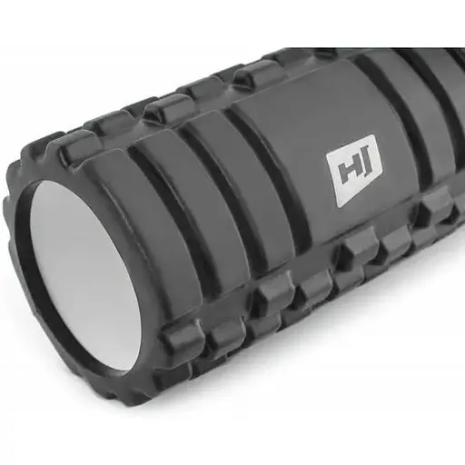 Роллер массажер (валик, ролик) Hop-Sport EVA 45см серый - фото 3