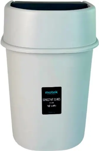 Контейнер для муcора Motek 13 л Серый (СPY-114)  - фото 2