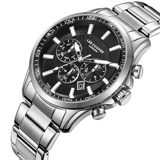 Наручний годинник чоловічий Lee Cooper SuperMetal Сріблястий (3429) - фото 2