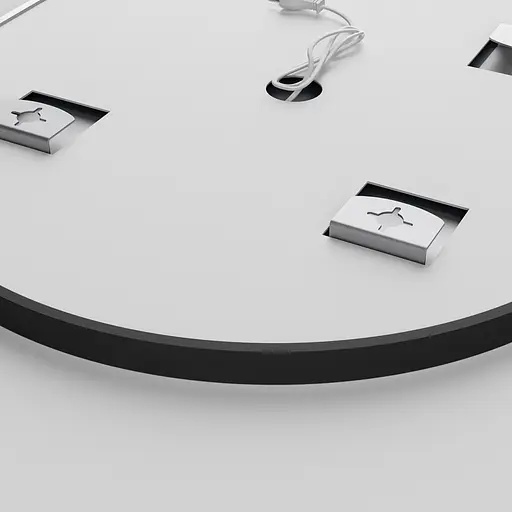 Зеркало Mixxus Premium Ellipse MV05-80x70-Reverse Black MP6646, Черный - фото 6