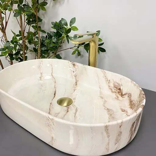 Умивальник VBI Verona 60 onyx glossy накладний VBI-011322 - фото 3