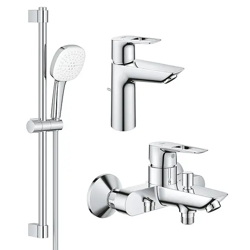 Набор змішувачів Grohe BauLoop New 3 в 1 для ванної кімнати UA123215M1 Хром - фото 1