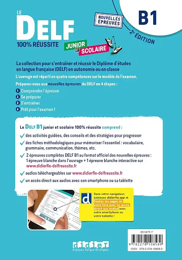 Le DELF B1 100% réussite Junior et scolaire Livre + didierfle.app - фото 2