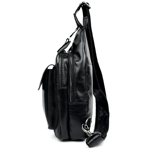 Модный рюкзак слинг на одну шлейку черный TARWA 17х7х33.5 см sum0028449 - фото 3