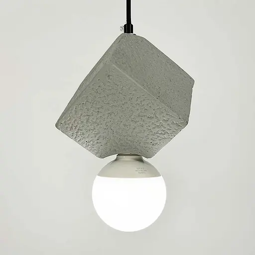 Підвіс Truzzo Quadro із сірим бетонним плафоном Line.F MJ 168/1 GR - фото 9