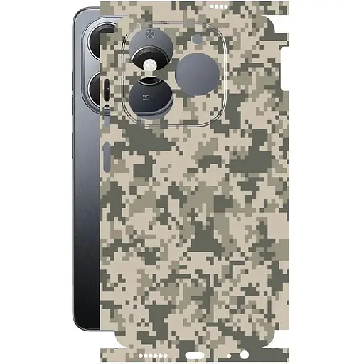 Захисна плівка StatusSKIN для Tecno Spark 20 Корпус Вініл Піксель 2 - фото 1